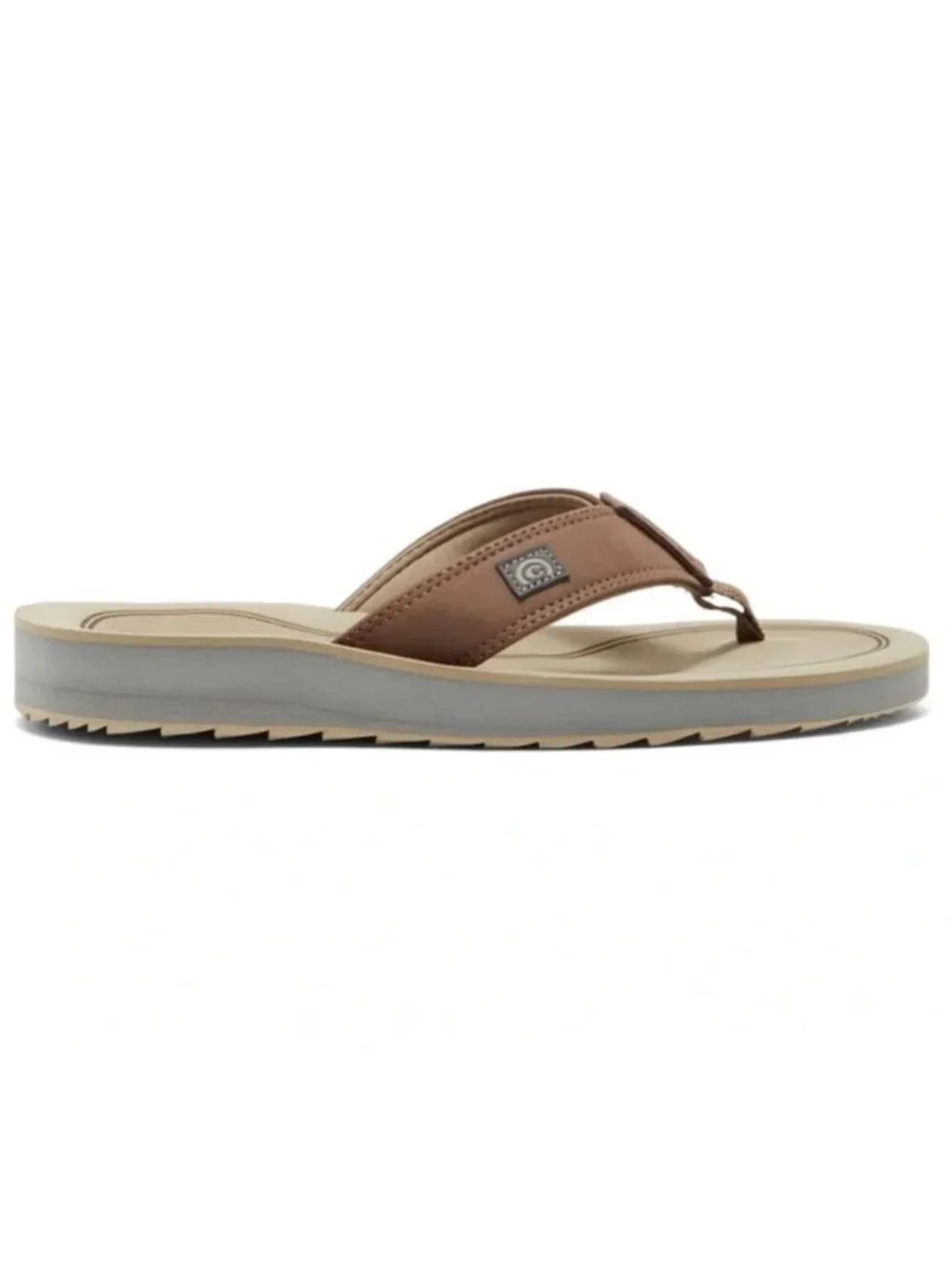 Cobian Seaway Flip Flops Sandals Brown Size 10 NEW